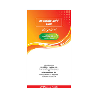 DAYZINC Chewable Tablet 24+6