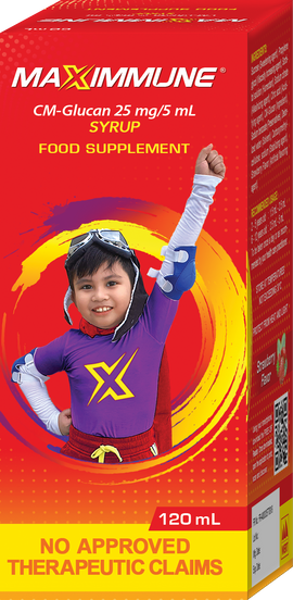 MAXIMMUNE CM GLUCAN 25MG/5ML 120ML SYRUP - 0